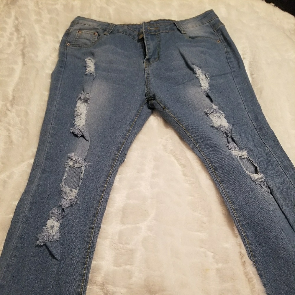 Distressed Jeans